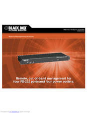 Black Box Remote Management Switch SW555A Specifications