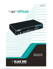 Black Box SW722A-R2 User Manual