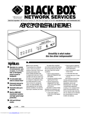 Black Box ME500A Specifications