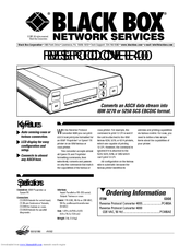 Black Box PC480A Specifications