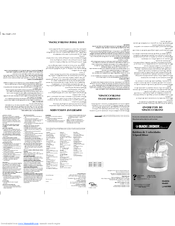 Black & Decker MX900 Use And Care Book