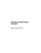 Blackberry RAT43GW Safety And Product Information