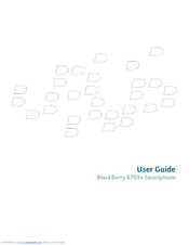 Blackberry 8703e - CDMA User Manual