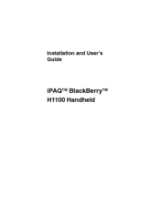 Blackberry H1100 Installation And User Manual