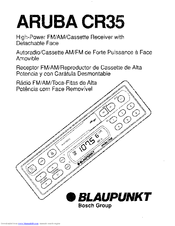 Blaupunkt Aruba CR35 Owner's Record