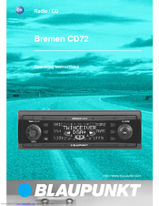 Blaupunkt Bremen CD72 Operating Instructions Manual