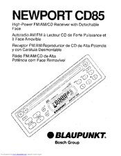 Blaupunkt Newport CD85 Owner's Record