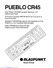 Blaupunkt Pueblo CR45 Owner's Records