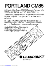 Blaupunkt Portland CM85 Owner's Record