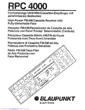 Blaupunkt RPC 4000 Owner's Record
