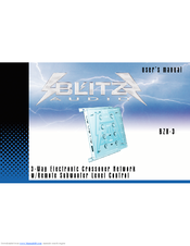 Blitz BZX3 User Manual