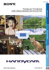 Sony Handycam HDR-CX560 Handbook