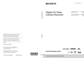 Sony HDR-CX560V Operating Manual