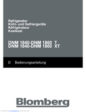 Blomberg DNM 1860 Instructions For Use Manual