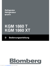 Blomberg KGM 1860 User Manual