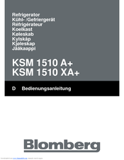 Blomberg KSM 1510 Instruction Manual