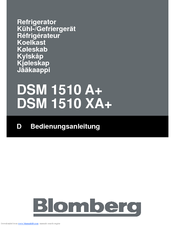 Blomberg DSM 1510 XA+ Instruction Manual