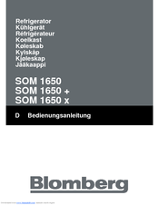 Blomberg SOM 1651 XA+ Instruction Manual