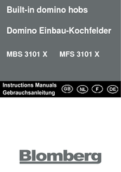 Blomberg MBS 3101 Instruction Manuals