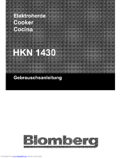 Blomberg HKN 1430 User Manual