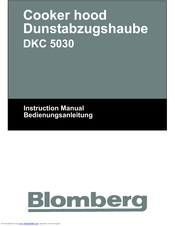 Blomberg DKC 5030 Instruction Manual
