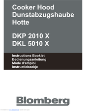 Blomberg DKP 2010 X Instruction Booklet