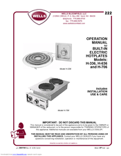 Bloomfield H-636 Operation Manual