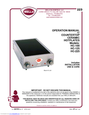 Bloomfield HC-225 Operation Manual