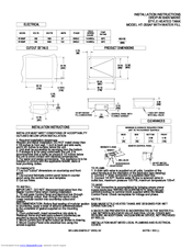 Bloomfield HT-200AF Installation Instructions