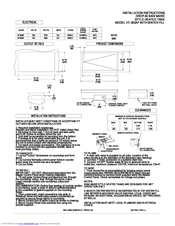 Bloomfield HT-300AF Installation Instructions