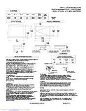 Bloomfield HT-327AF Installation Instructions