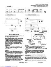 Bloomfield HT-500AF Installation Instructions
