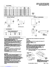 Bloomfield MOD-100 Installation Instructions