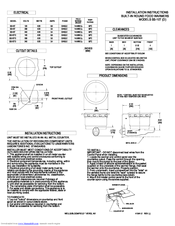 Bloomfield SS-10T Installation Instructions