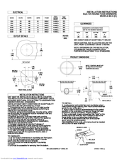 Bloomfield SS-8 Installation Instructions