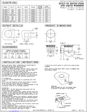 Wells SS-8ULTD Installation Instructions