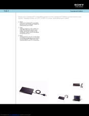 Sony TransferJet Station TJS-1 Specifications