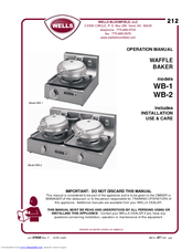 Bloomfield WB-1 Operation Manual