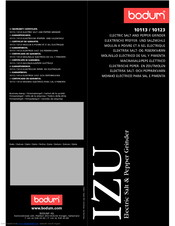 Bodum 10113 IZU User Manual