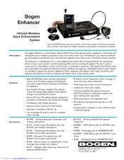 Bogen BCWR Specifications