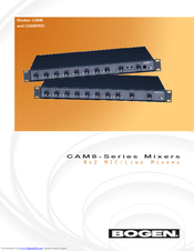 Bogen CAM8 Brochure