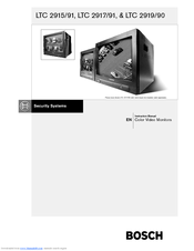 Bosch LTC-2915-91 Instruction Manual