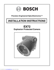 Bosch EX72 Installation Instructions Manual