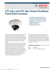 Bosch LTC 1311/10 FlexiDome I Specifications