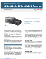 Bosch NBN-498-21P Specifications