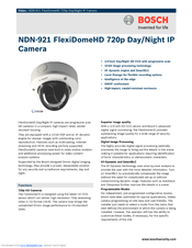 Bosch NDN-921 Specifications