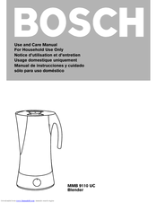 Bosch MMB9110UC Use And Care Manual