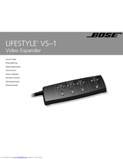 Bose Lifestyle VS-1 Owner's Manual