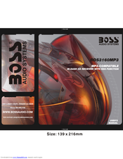 Boss Audio Systems RDS3160MP3 User Manual