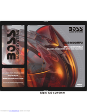 Boss Audio Systems RDS4600MP3 User Manual